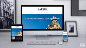Site internet La Loge Immobilier